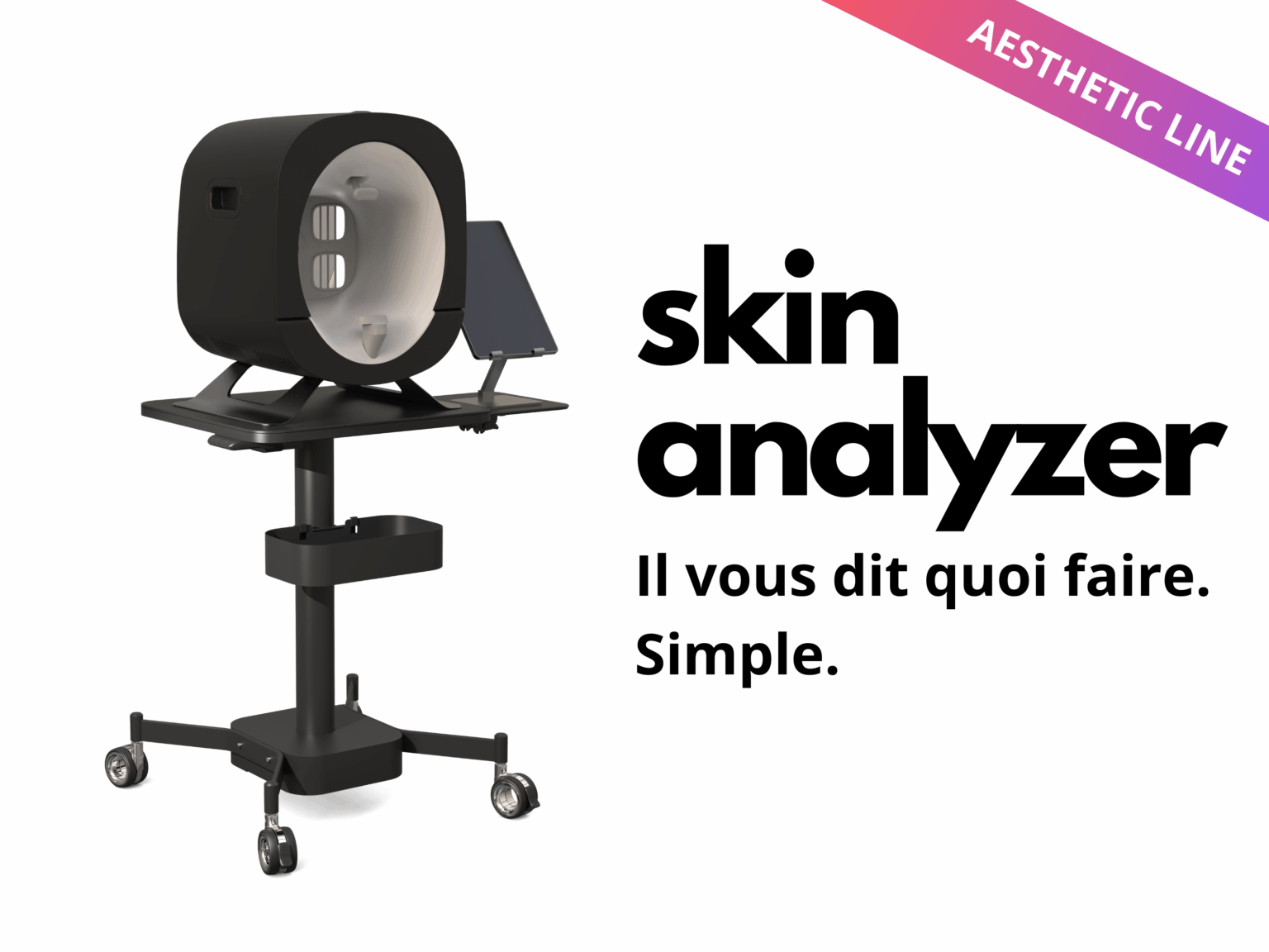 Skin Analyzer pour analyse peau visage Manaone® Sàrl